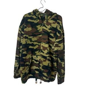 Highland Outfitters Camo Fleece Hoodie Men’s XL Full Zip (AS IS SEE NOTES)
